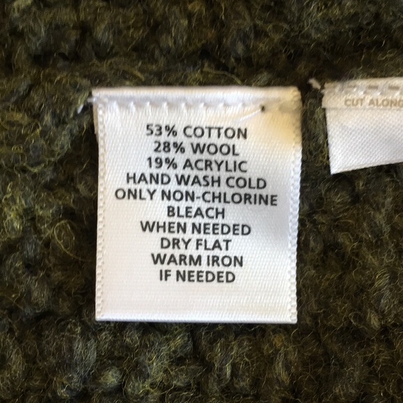 LOFT Cable Knit Exposed Seams 3/4 Sleeve Pullover Sweater, size Medium ❤️ - Picture 9 of 13